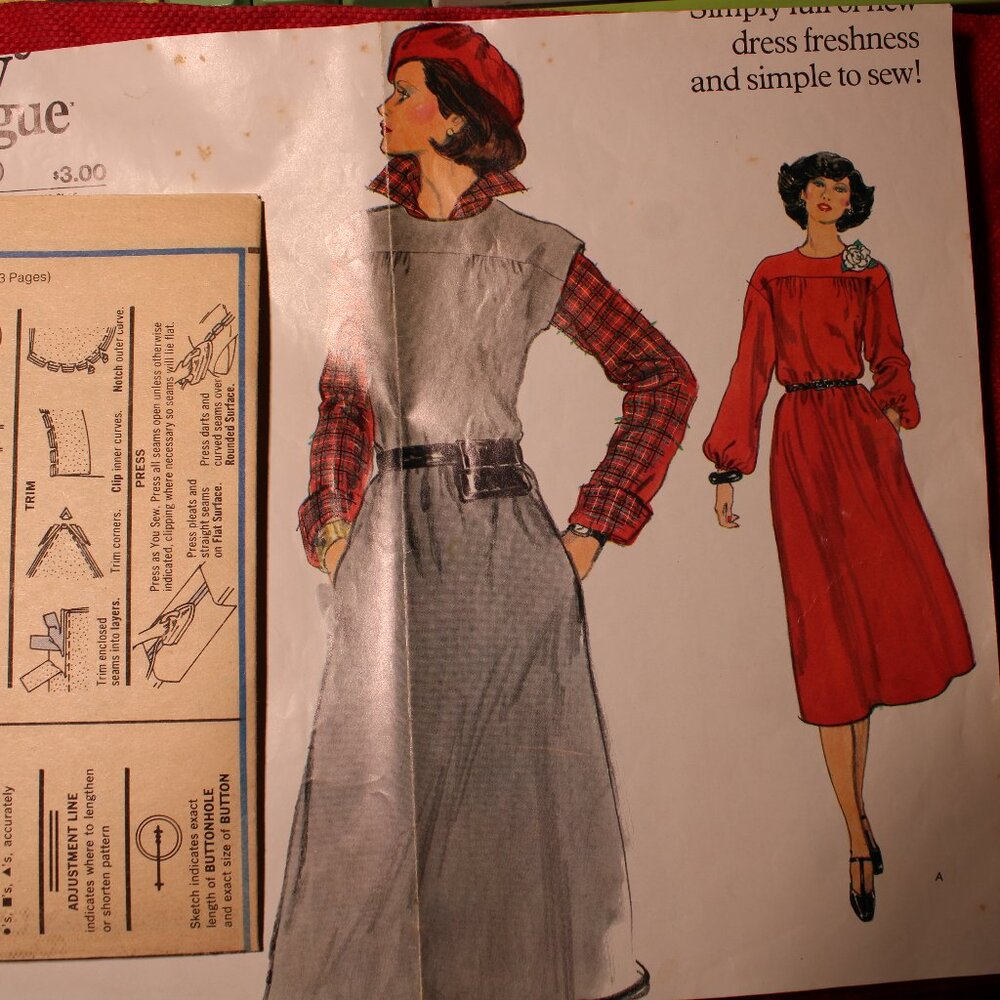 Sewing Pattern Misses Dress Size 14